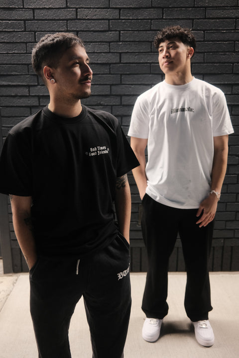 BAD TIMES GOOD FRIENDS TEE