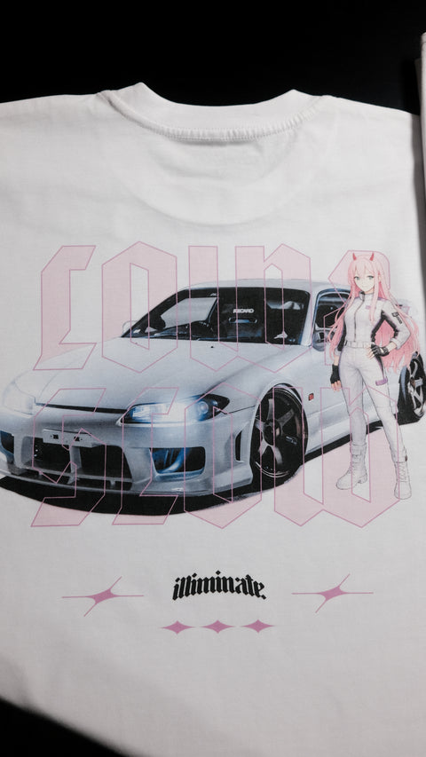 LOW & SLOW ANIME TEE (PINK) // 80 ENTRIES