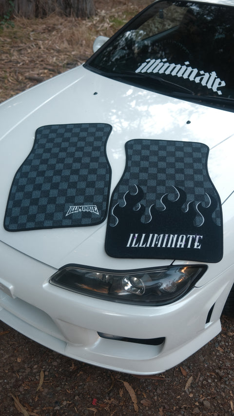 ILLIMINATE CHECKERED FLOOR MATS // 200 ENTRIES