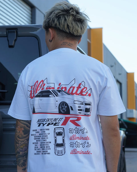 5X ENTRIES R34 GT TYPE R TEE // 200 ENTRIES
