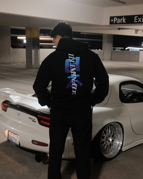 5X ENTRIES BLACK JAPAN GRADIENT HOODIE // 350 ENTRIES